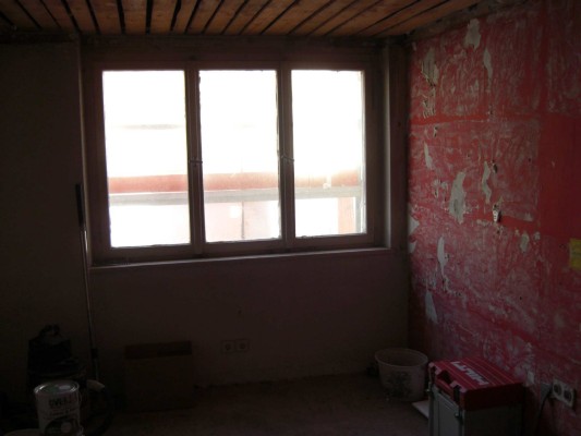 Dier ersten Arbeiten: Die Decke wurde heruntergerissen etc.