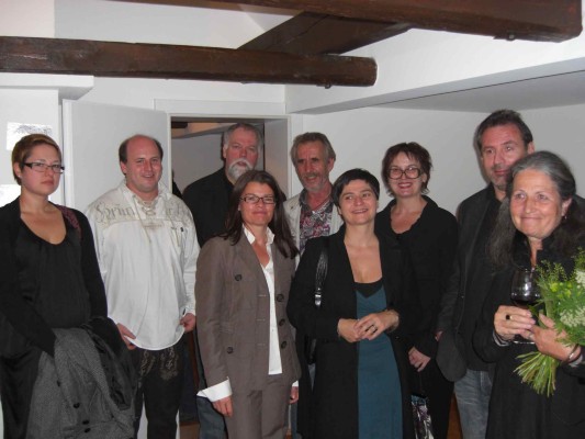 Die Besitzerin mit ihrer Familie und ihren Helfern: Andrea und Rudolf Diem, Günter, Andrea, Engelbert, Bettina, Erika, Thomas Brunold, Elfriede Scheiderbauer