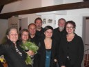 Elfriede Scheiderbauer, Andrea, Rudi, Planer Thomas Brunold, Bettina Scheiderbauer, Günter Pleßnitzer und Erika Heidinger