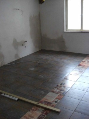 Der Boden ist fertig...