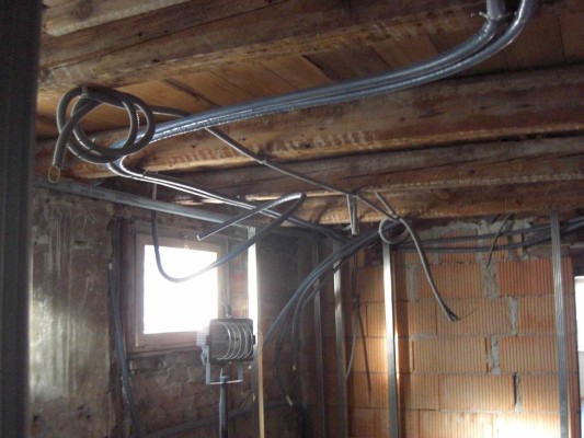 Kabel wurden eingezogen